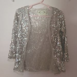 Girls Mia Joy Sequin Duster 3T